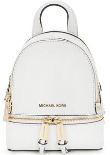 Маленький кожаный рюкзак со съемными лямками Michael Michael Kors