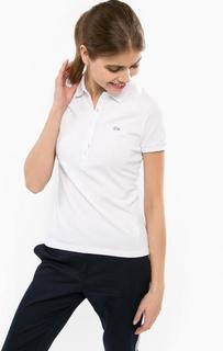 Футболка поло белого цвета Lacoste