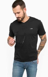 Комплект из двух футболок черного цвета Armani Jeans