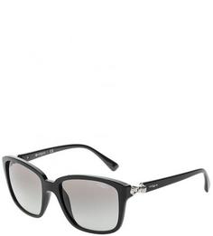 Черные очки с пластиковой оправой Vogue