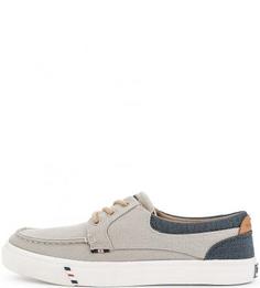 Серые текстильные кеды Wrangler