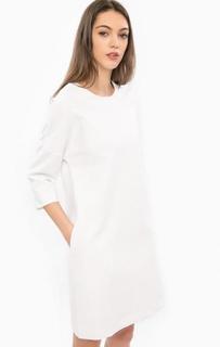 Белое платье свободного кроя Stefanel