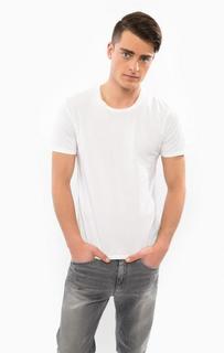 Белая футболка с короткими рукавами Drykorn