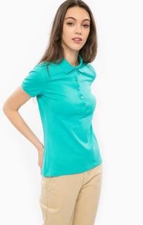Футболка поло бирюзового цвета Lacoste