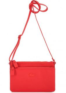 Маленькая сумка с тонким плечевым ремнем Lacoste