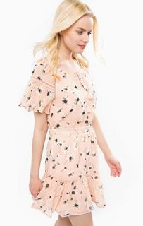 Короткое розовое платье Juicy Couture