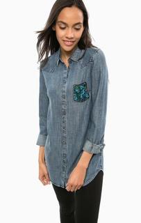 Джинсовая туника с длинными рукавами Guess