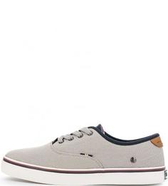 Текстильные кеды серого цвета Wrangler