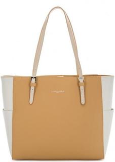 Кожаная сумка с двумя отделами на молнии Lancaster