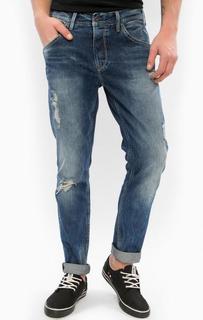 Зауженные книзу рваные джинсы Pepe Jeans