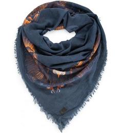 Синий платок из хлопка Drykorn