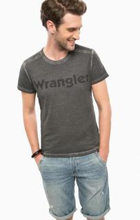 Хлопковая футболка с круглым вырезом Wrangler