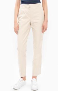 Бежевые брюки чиносы из хлопка Lacoste