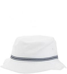 Хлопковая шляпа-панама белого цвета Lacoste