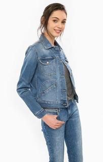 Синяя джинсовая куртка на болтах Wrangler