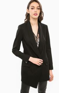 Удлиненный черный пиджак из вискозы Marciano Guess