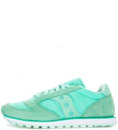 Летние кроссовки из замши и текстиля Saucony