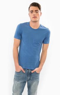 Хлопковая футболка с круглым вырезом Drykorn