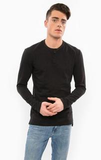 Хлопковая футболка с длинными рукавами Calvin Klein Jeans
