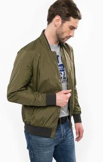 Ветровка цвета хаки с эластичными манжетами Barbour
