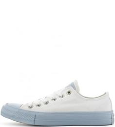 Белые текстильные кеды Converse