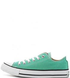 Текстильные кеды мятного цвета Converse