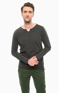 Однотонная хлопковая футболка Scotch&Soda