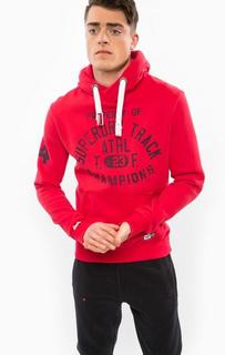 Красная толстовка с капюшоном Superdry
