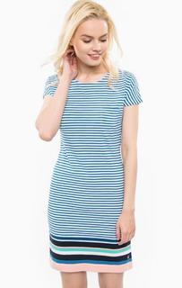 Платье-футболка из хлопка в полоску Barbour