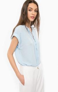 Светло-синяя блуза свободного кроя Michael Michael Kors