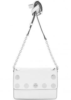 Сумка из гладкой кожи с металлическим декором Michael Michael Kors