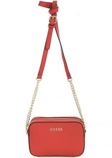 Маленькая серая сумка через плечо Guess