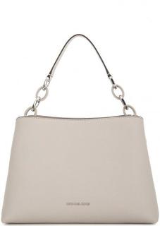 Серая сумка из сафьяновой кожи Michael Michael Kors