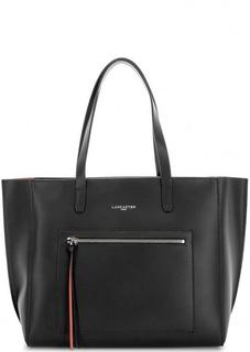 Вместительная сумка из гладкой кожи Lancaster