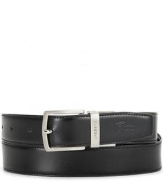 Двусторонний кожаный ремень Lacoste