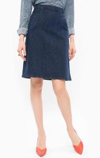 Джинсовая юбка средней длины Ichi