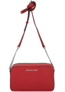 Маленькая красная сумка из сафьяновой кожи Michael Michael Kors