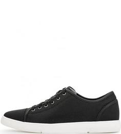 Черные текстильные кеды Clarks