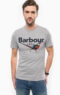 Хлопковая футболка с короткими рукавами Barbour
