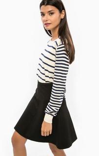 Джемпер в полоску с нашивками на локтях Sugarhill Boutique