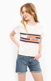 Хлопковая футболка с короткими рукавами Levis®