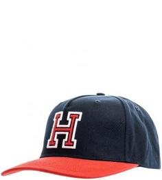 Бейсболка с вышивкой из хлопка Hilfiger Denim