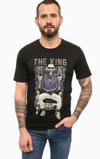 Хлопковая футболка с круглым вырезом Trussardi Jeans