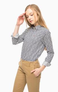 Приталенная хлопковая рубашка U.S. Polo Assn.