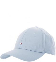 Голубая хлопковая бейсболка Tommy Hilfiger