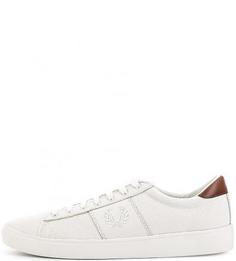 Текстильные кеды с кожаными вставками Fred Perry