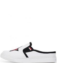 Хлопковые слипоны с вышивкой Tommy Hilfiger