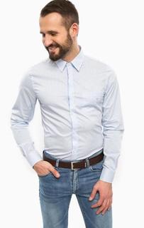 Классическая хлопковая рубашка в полоску Trussardi Jeans