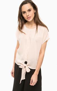 Блуза кораллового цвета с короткими рукавами Vero Moda