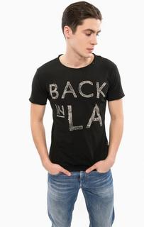 Черная футболка из хлопка Replay